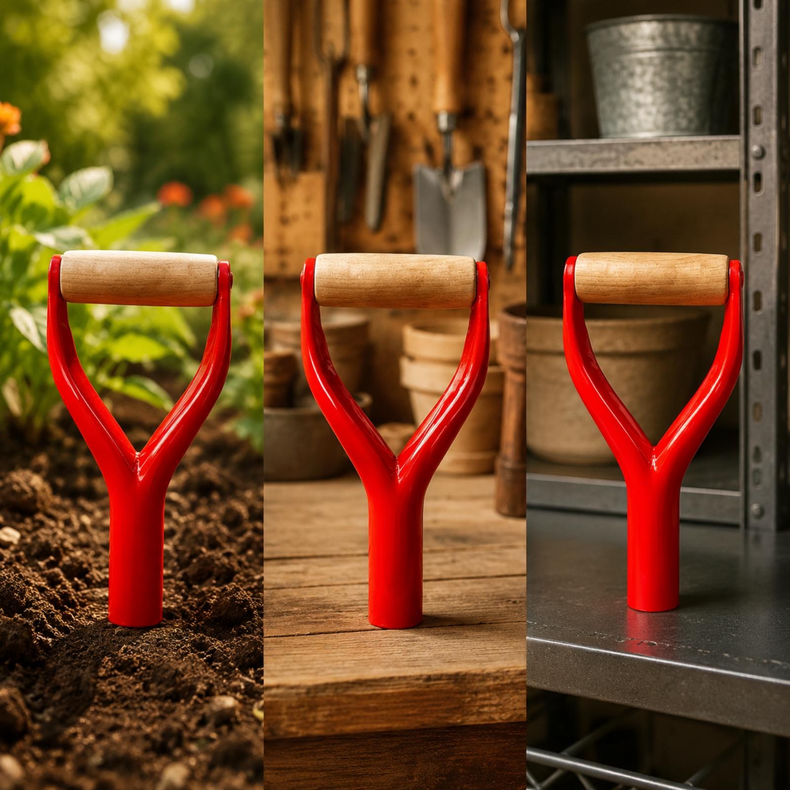 مقبض بديل لمجرفة يدوية مزدوجة، - مراجعة Spade Digging Fork وسعره